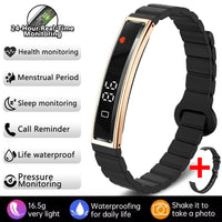 Waterproof Smart Bracelet - Women's Heart Rate Fitness Tracker for Daily Training