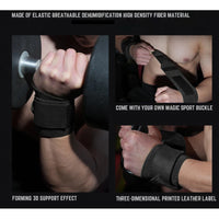Heavy-Duty Wrist Wraps - Strength Support Straps for Lifting & Power Training