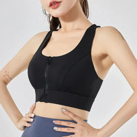 High-Impact Front-Zip Sports Bra