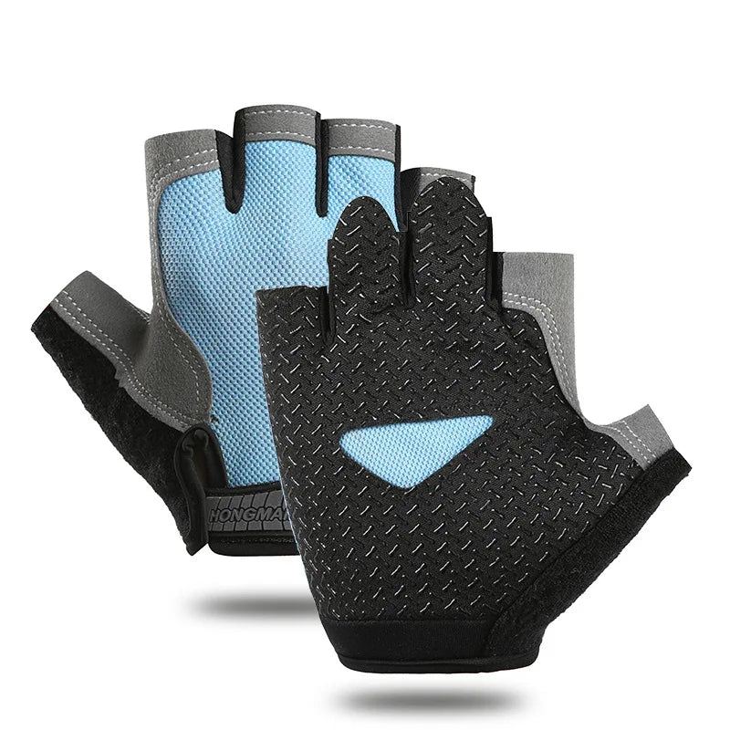 Breathable Half-Finger Cycling Gloves - Anti-Slip Training Gloves for Gym &amp; Riding