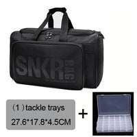 Multi-Compartment Sneaker Gym Bag - Waterproof Training Duffel with Shoe Organizer