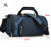 Wet-Dry Training Gym Bag - Large Multifunction Duffel with Shoe Storage