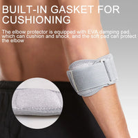 Adjustable Elbow Support Strap - Compression Brace for Tennis, Golf & Training