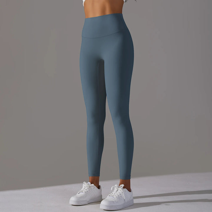 Breathable High-Waist Yoga Leggings - Women&