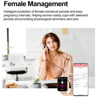 1.85" AMOLED Smart Watch - Women's Bluetooth Fitness Tracker with NFC & Health Monitoring