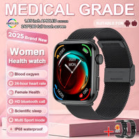1.85" AMOLED Smart Watch - Women's Bluetooth Fitness Tracker with NFC & Health Monitoring