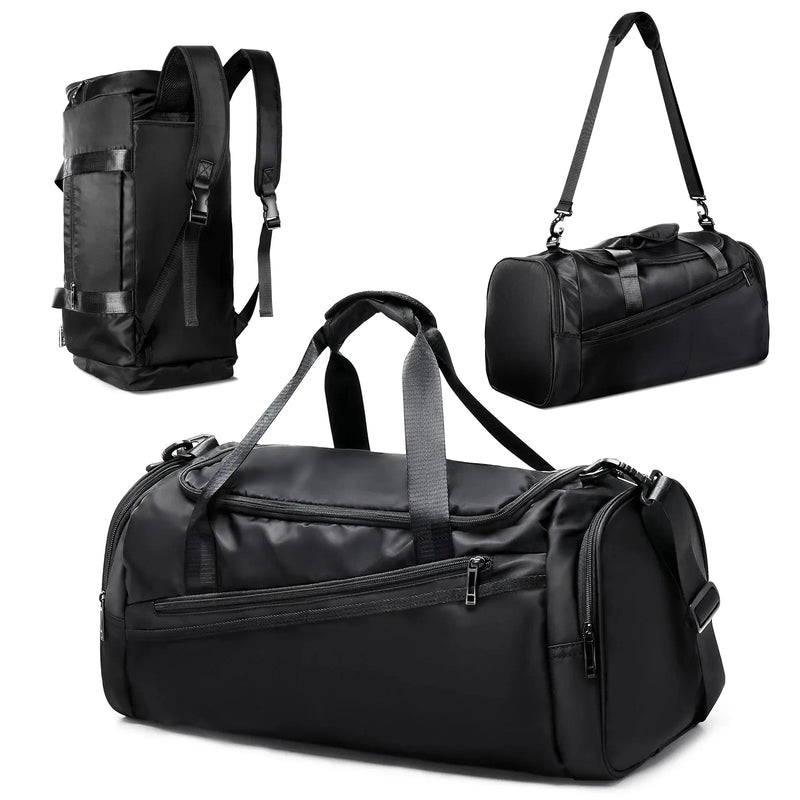 Multi-Compartment Gym Duffel Bag - Unisex Training Bag for Workout, Travel & Weekend Trips