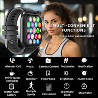 1.83" Bluetooth Calling Smart Watch - Fitness Tracker for Android & iPhone
