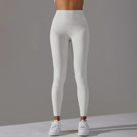 Breathable High-Waist Yoga Leggings - Women's Workout Tights for Running & Cycling