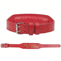 PU Weightlifting Belt - Waist Support Strap for Squats & Heavy Pulls