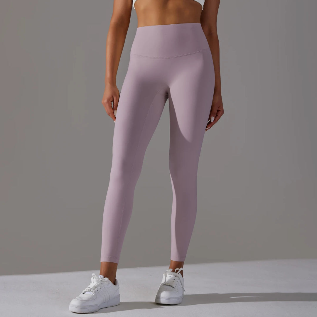Breathable High-Waist Yoga Leggings - Women&