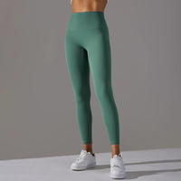 Breathable High-Waist Yoga Leggings - Women's Workout Tights for Running & Cycling