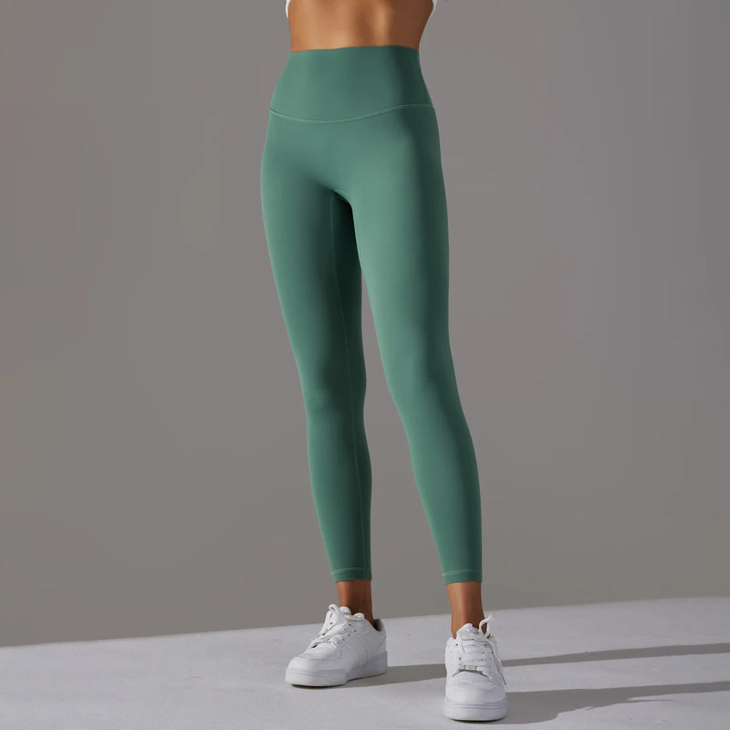 Breathable High-Waist Yoga Leggings - Women's Workout Tights for Running & Cycling