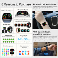 1.85" AMOLED Smart Watch - Women's Bluetooth Fitness Tracker with NFC & Health Monitoring