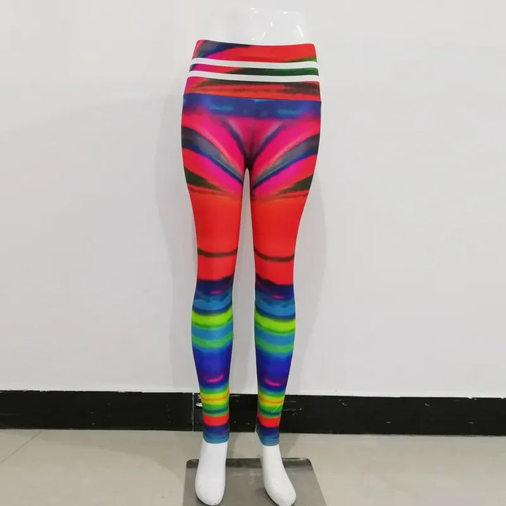 Printed High-Waist Training Leggings