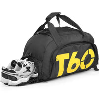 Dry-Wet Separation Gym Backpack - Large-Capacity Fitness Bag for Yoga & Sports