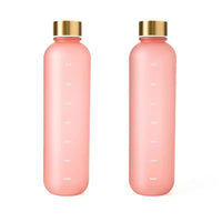 1L Motivational Water Bottle - BPA-Free Time Marker Flask for Fitness & Travel