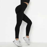 Seamless Push-Up Yoga Leggings - Women's High-Waist Gym Tights for Fitness
