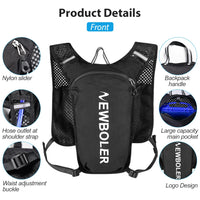 Ultra-Light Hydration Running Vest - Breathable Trail Pack for Marathon & Cycling