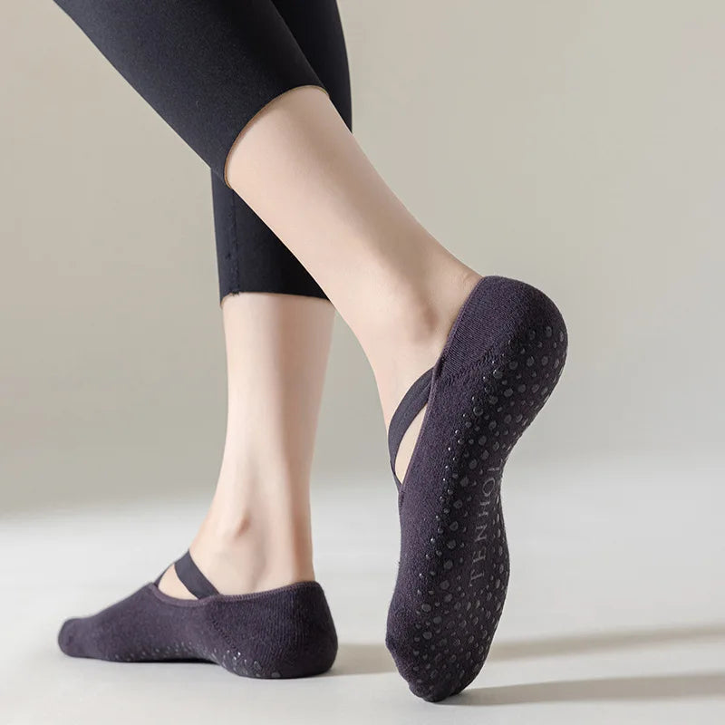 Non-Slip Yoga Grip Socks - Women&
