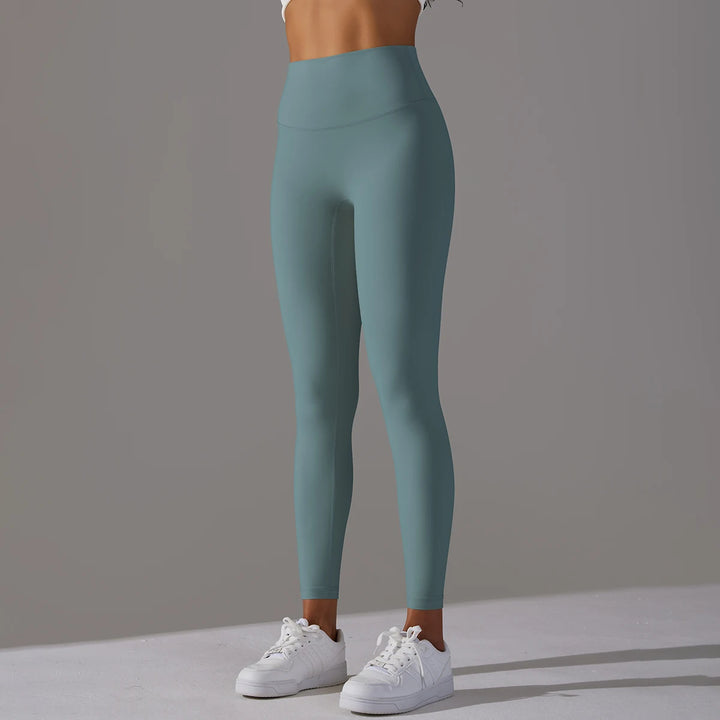 Breathable High-Waist Yoga Leggings - Women&