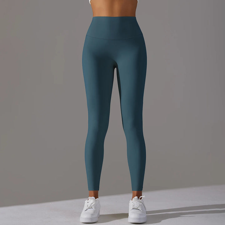 Breathable High-Waist Yoga Leggings - Women&