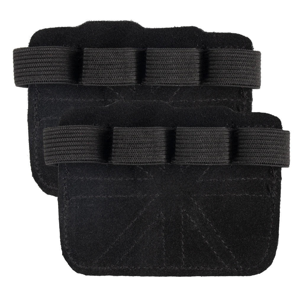 Leather Weightlifting Gloves - Palm Protection Grips for Pull-Ups &amp; Gym Training