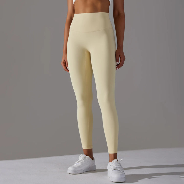 Breathable High-Waist Yoga Leggings - Women&