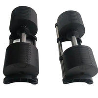 Adjustable Dumbbell Pair - Incremental Home Weights for Strength & Full-Body Workouts