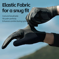 Breathable Full-Finger Cycling Gloves - Touchscreen Riding Gloves for Outdoor Training