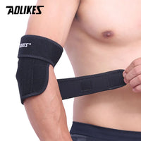 Adjustable Elbow Support Strap - Compression Brace for Tennis, Golf & Training