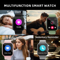 1.83" Bluetooth Calling Smart Watch - Fitness Tracker for Android & iPhone