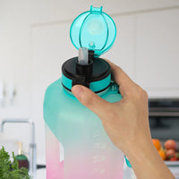 2.2L Motivational Water Bottle - Leakproof Hydration Flask for Gym & Travel