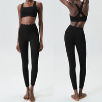 2-Piece Solid Color Gym Set