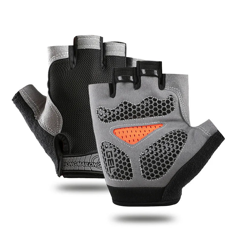Breathable Half-Finger Cycling Gloves - Anti-Slip Training Gloves for Gym & Riding
