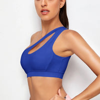 One-Shoulder Quick-Dry Sports Bra