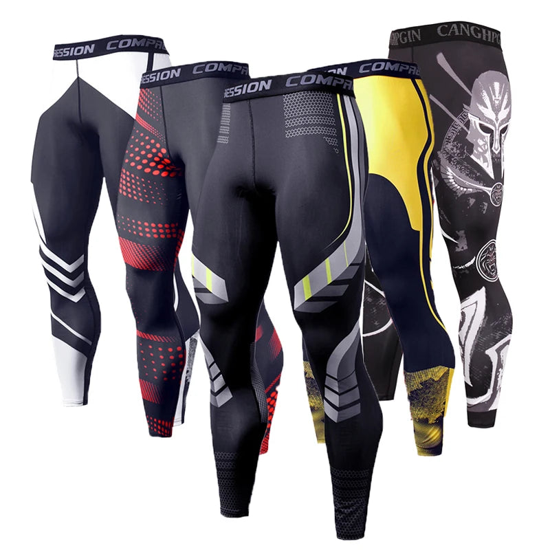 Men's Compression Workout Tights