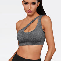 One-Shoulder Quick-Dry Sports Bra