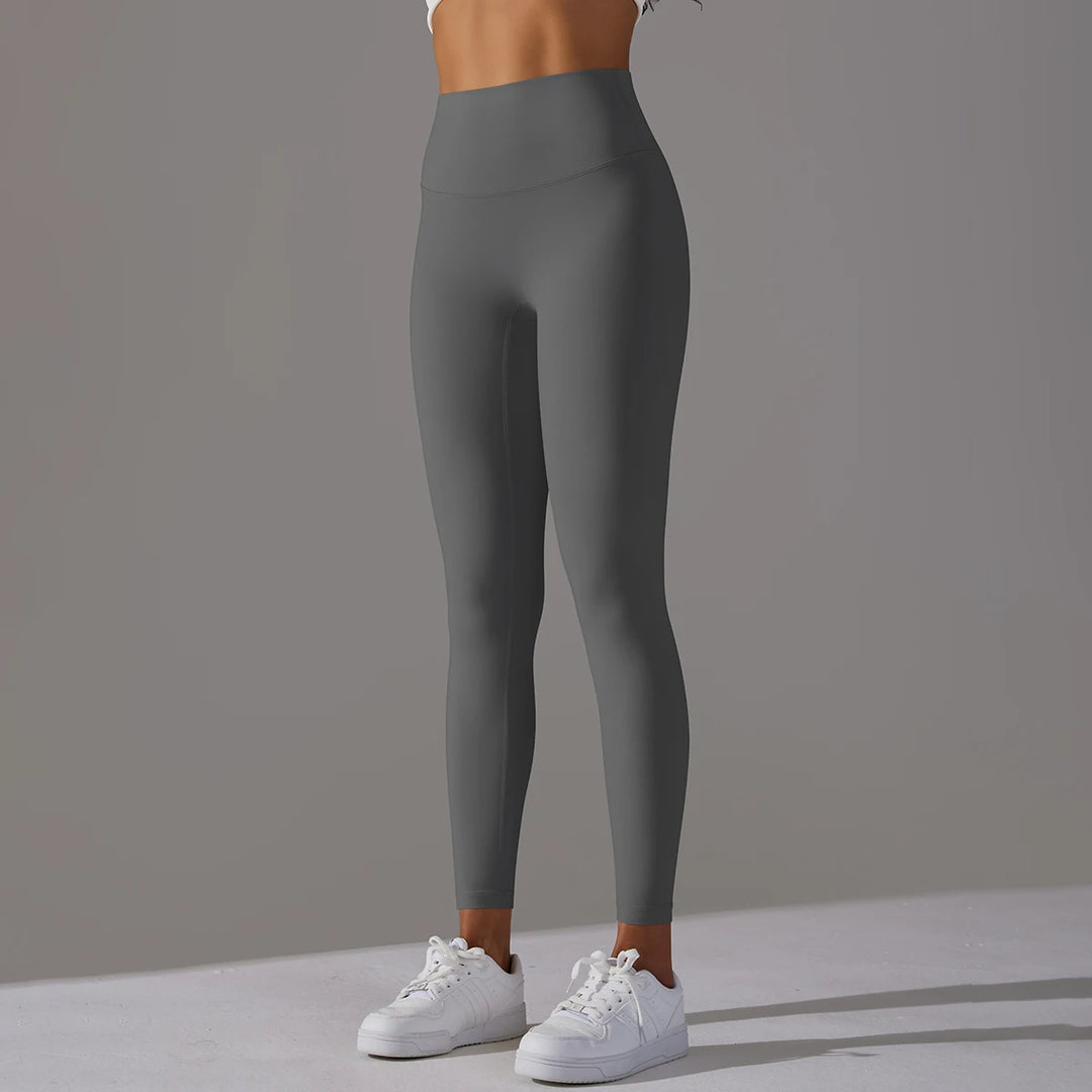 Breathable High-Waist Yoga Leggings - Women&