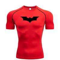 Men's Bat Print Compression T-Shirt