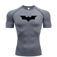 Men's Bat Print Compression T-Shirt
