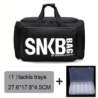 Multi-Compartment Sneaker Gym Bag - Waterproof Training Duffel with Shoe Organizer