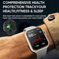 AMOLED GPS Smart Watch - Bluetooth Calling Fitness Watch with 1000mAh Battery