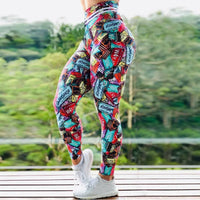 Printed High-Waist Training Leggings