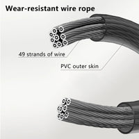 High-Speed Jump Rope - Adjustable Cardio Rope for CrossFit & Fat-Burning Workouts
