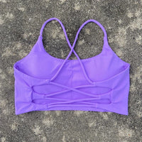 Cross-Back Strappy Sports Bra