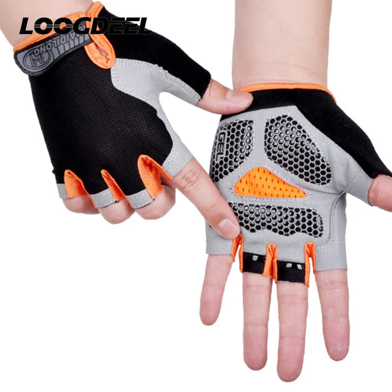 Breathable Half-Finger Cycling Gloves - Anti-Slip Training Gloves for Gym & Riding