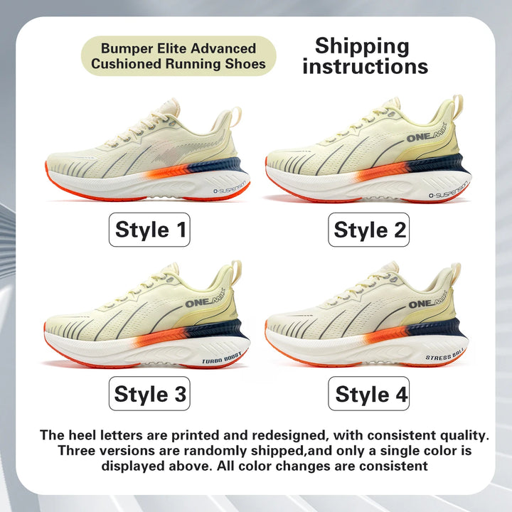 Cushioned Running Shoes - Heavy-Runner Support Sneakers for Road &amp; Outdoor Training