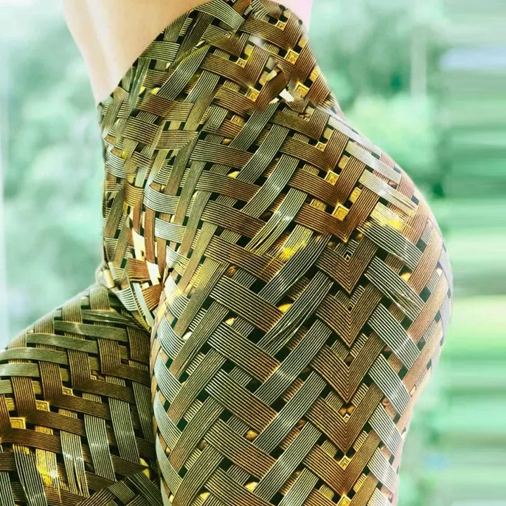 Printed High-Waist Training Leggings