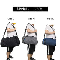 Wet-Dry Training Gym Bag - Large Multifunction Duffel with Shoe Storage